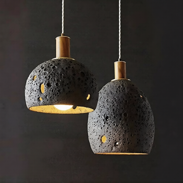 Luna Dome Black Pendant (1 Piece)