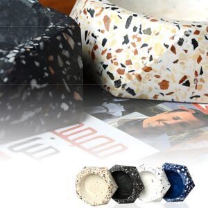 Hexagon Terrazzo Ashtray