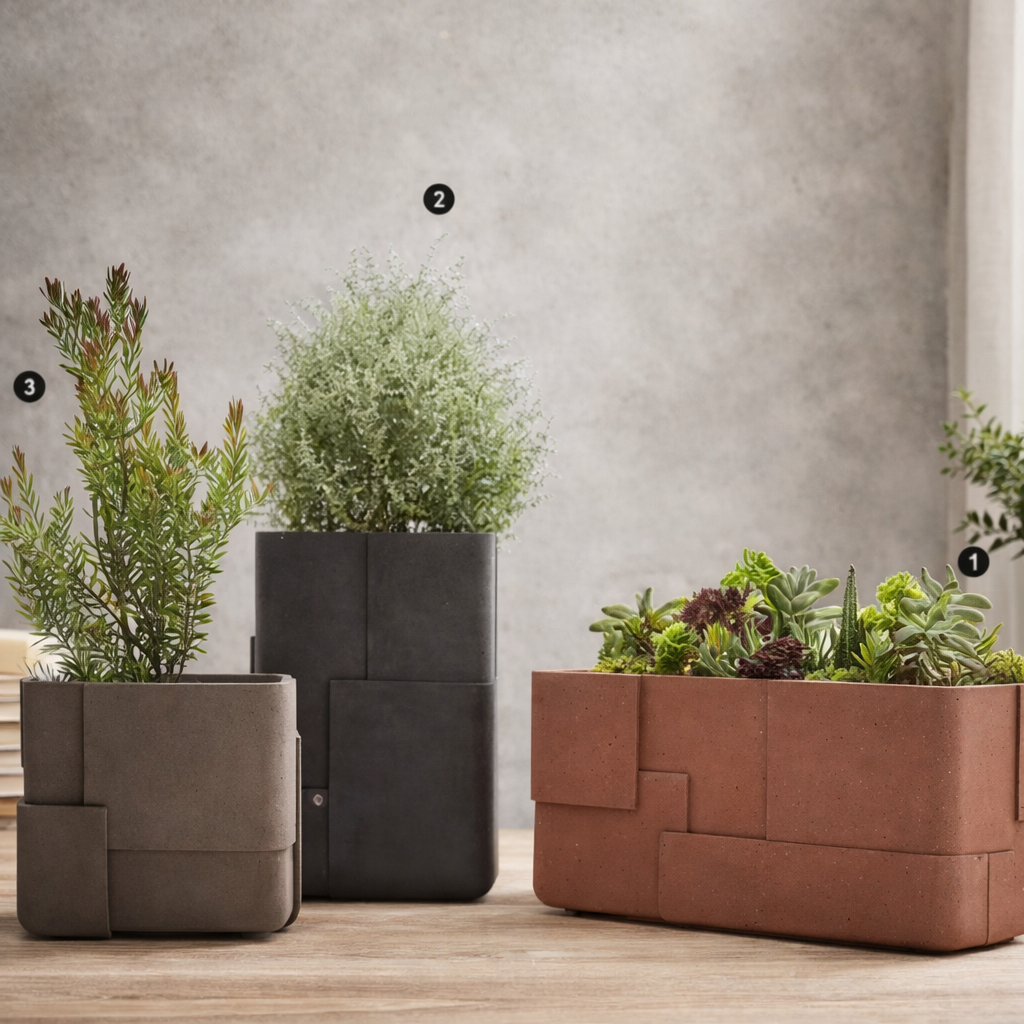 Geometra Planter Pots