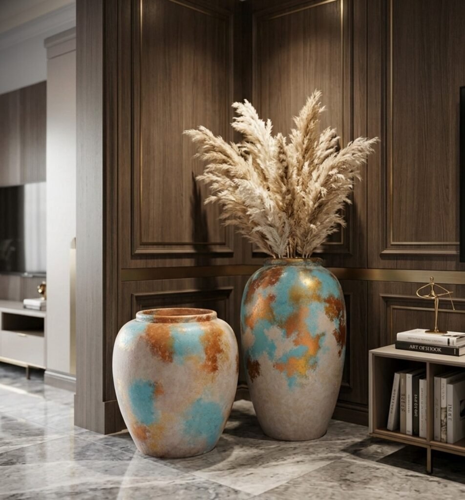 Celestial Patina Pot