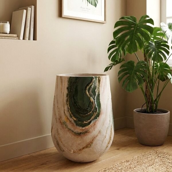 Emerald Geode Planter