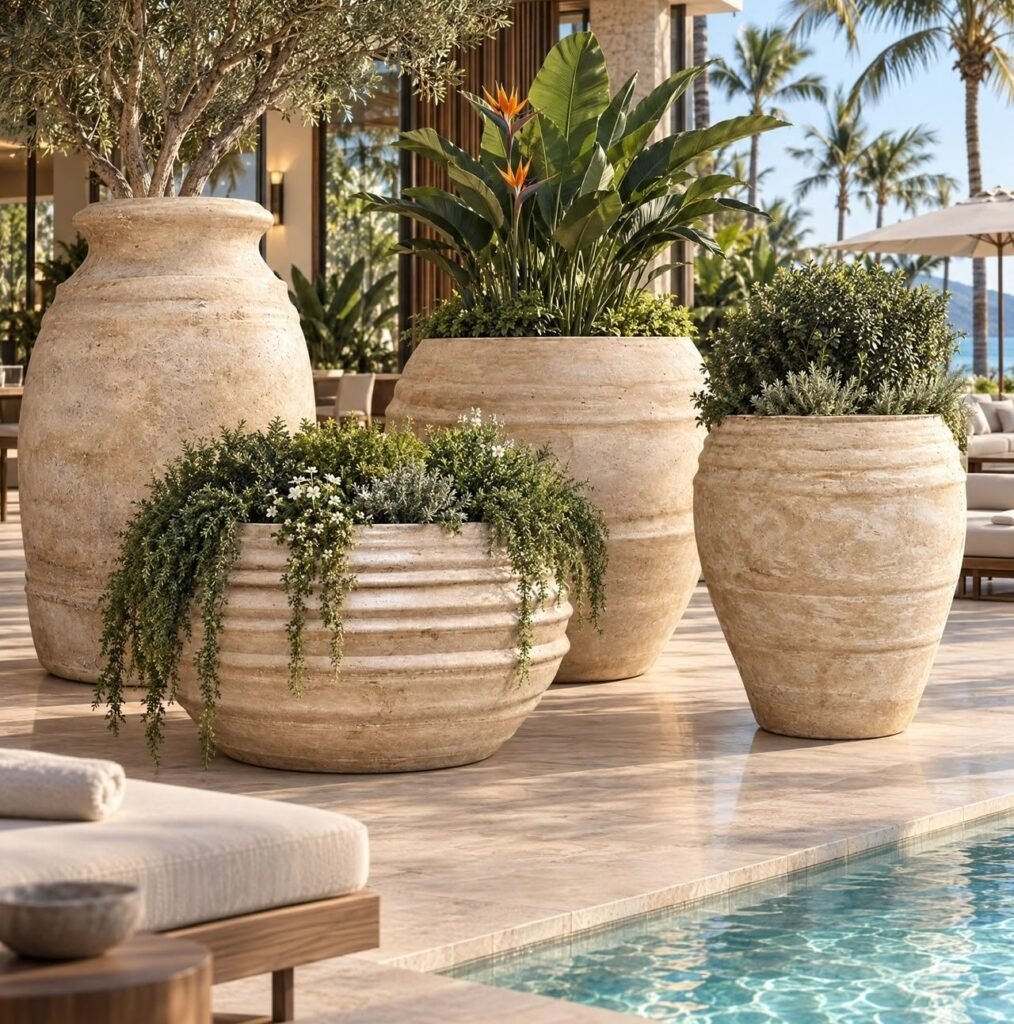 Santorini Planters