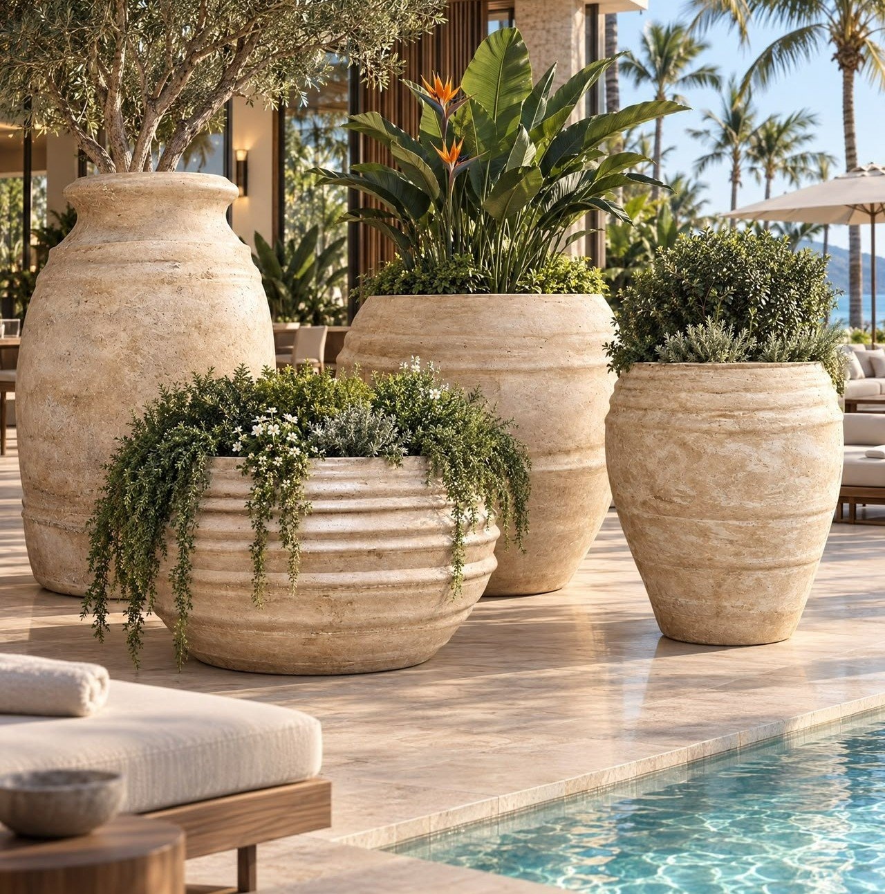 Santorini Planters